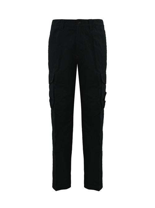 Pantalone cargo 311F1 Ghost in tela di cotone black STONE ISLAND | 8115311F1V0029